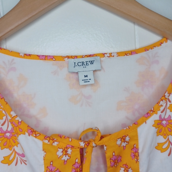 J. Crew Orange and Pink Floral Dress - Picture 2 of 12